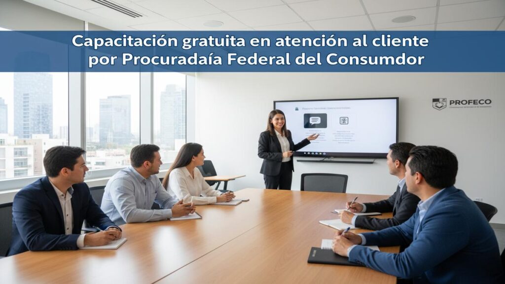 Capacitación gratuita en atención al cliente por Procuraduría Federal del Consumidor