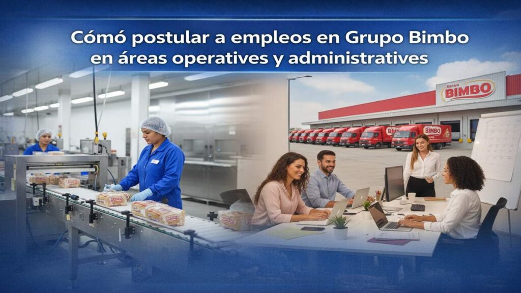 Cómo postular a empleos en Grupo Bimbo en áreas operativas y administrativas