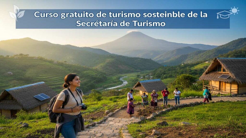 Curso gratuito de turismo sostenible de la Secretaría de Turismo