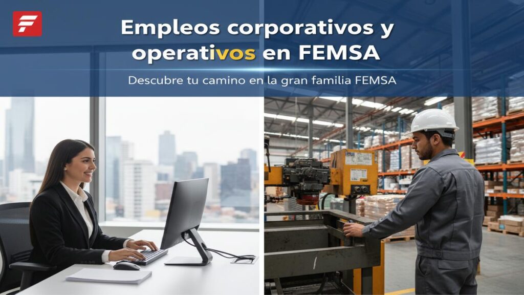 Empleos corporativos y operativos en FEMSA