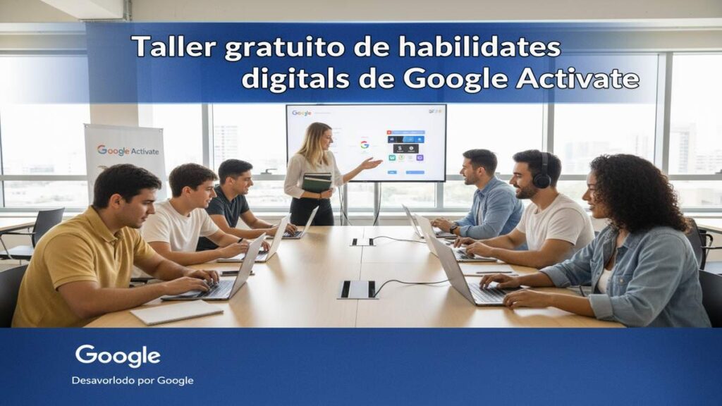 Taller gratuito de habilidades digitales de Google Actívate