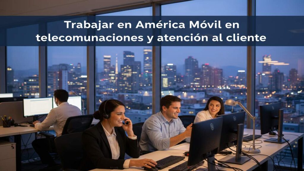 Trabajar en América Móvil en telecomunicaciones y atención al cliente