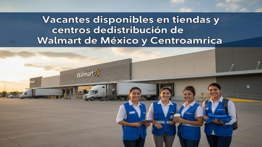 Vacantes disponibles en tiendas y centros de distribución de Walmart de México y Centroamérica